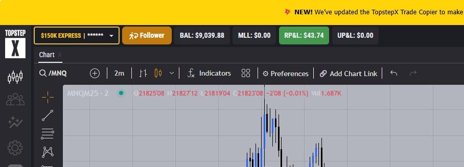 Follower account #3 with $43.74 profit.