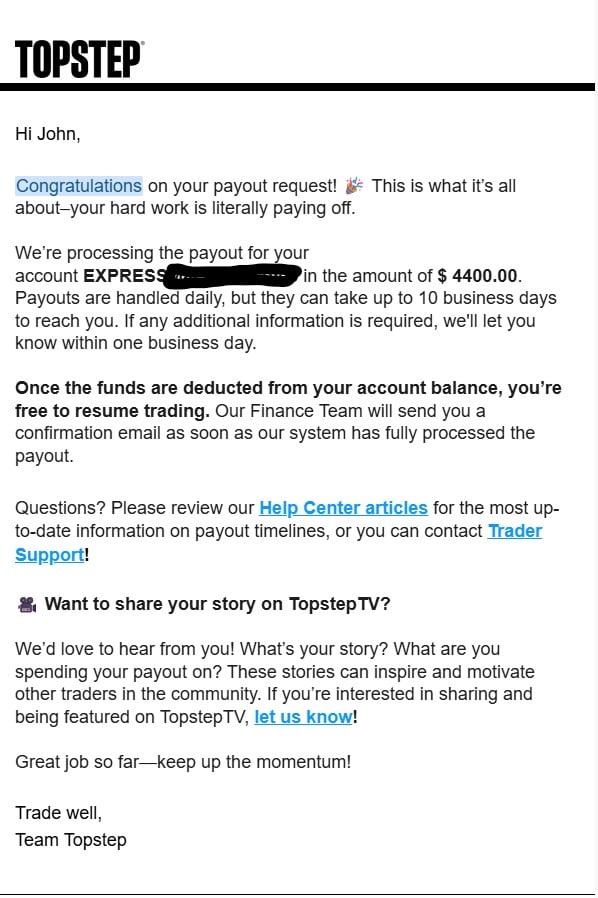 $4,400 Second Withdrawal